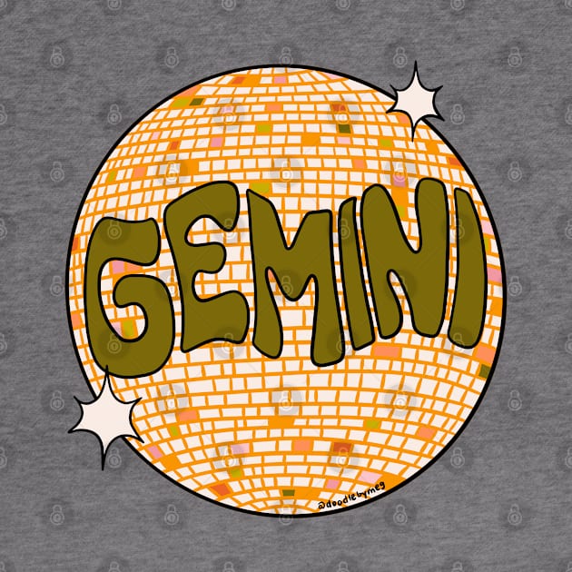 Gemini Disco ball by Doodle by Meg